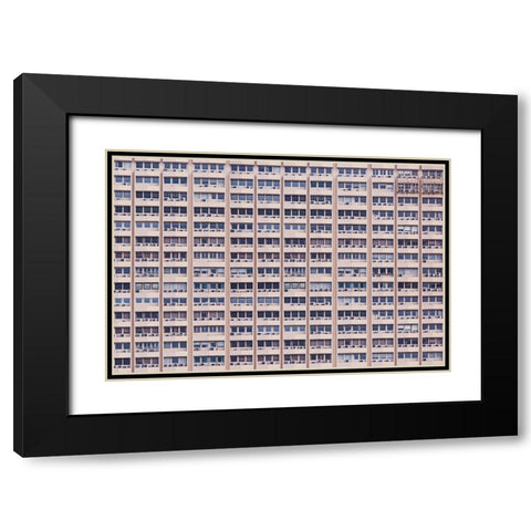 Their Home Black Modern Wood Framed Art Print with Double Matting by Her, Heung-mu