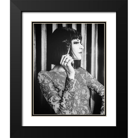 Saturday. Black Modern Wood Framed Art Print with Double Matting by Adrian, Simion