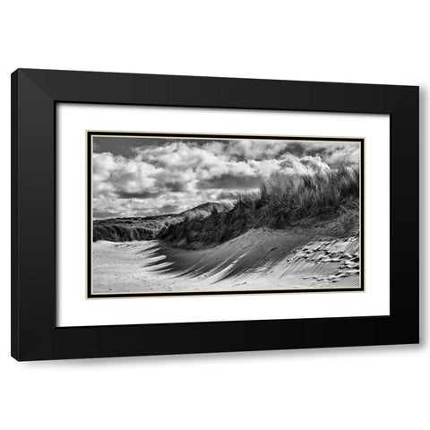 Dunes In Donegal Black Modern Wood Framed Art Print with Double Matting by Lee Miller, Alan