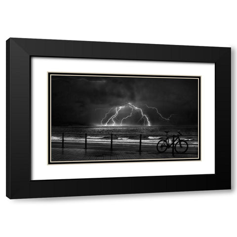 The Power Of Nature Black Modern Wood Framed Art Print with Double Matting by Depaepe, Yvette
