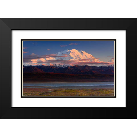 Denali National Park Black Modern Wood Framed Art Print with Double Matting by Marchegiani, Roberto