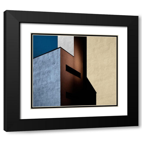 Cool-Warm Mix. Black Modern Wood Framed Art Print with Double Matting by Verschelden, Harry