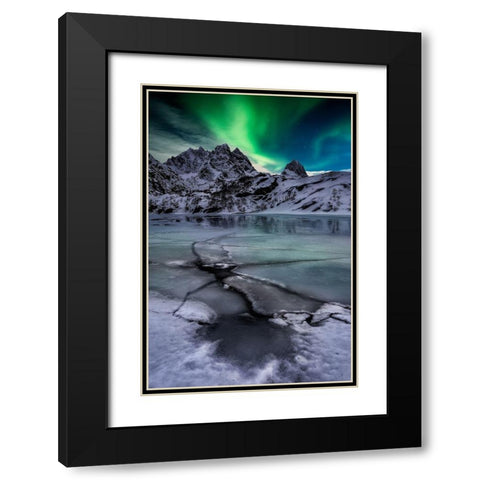 Untitled Black Modern Wood Framed Art Print with Double Matting by Martin Castan, David