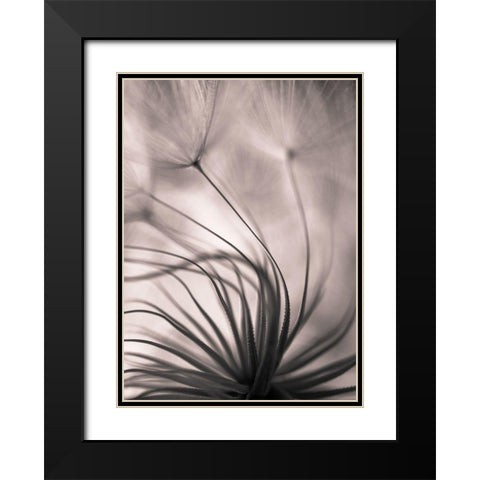 Untitled Black Modern Wood Framed Art Print with Double Matting by Or, Keren