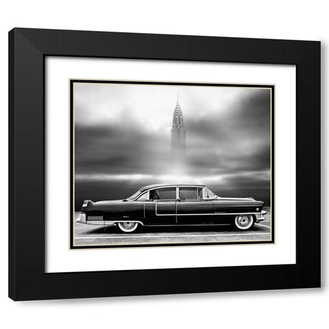 A Crack In The World Black Modern Wood Framed Art Print with Double Matting by Butterworth, Larry