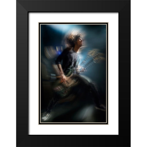 Untitled Black Modern Wood Framed Art Print with Double Matting by Nakamatsu, Kenji