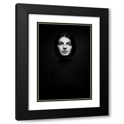 Untitled Black Modern Wood Framed Art Print with Double Matting by Vasilenko, Artem