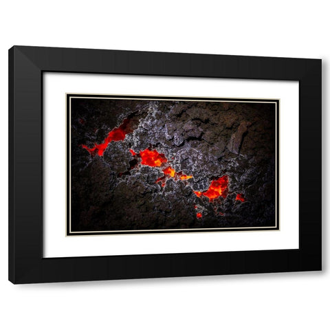 Crystallization!!!! Black Modern Wood Framed Art Print with Double Matting by Gabriel, Barathieu