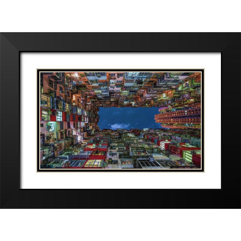 Uplift Black Modern Wood Framed Art Print with Double Matting by Agazzi, Andreas