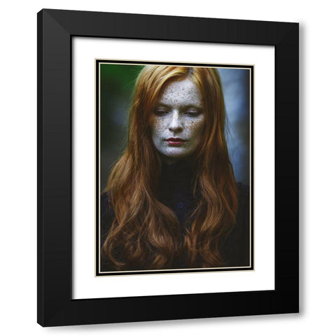 Edhilvarel Black Modern Wood Framed Art Print with Double Matting by Russocka, Magdalena
