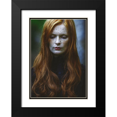 Edhilvarel Black Modern Wood Framed Art Print with Double Matting by Russocka, Magdalena