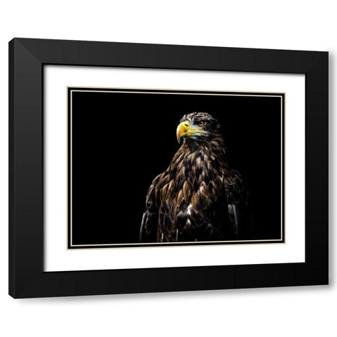 Ego Black Modern Wood Framed Art Print with Double Matting by Lechtenfeld, Christian
