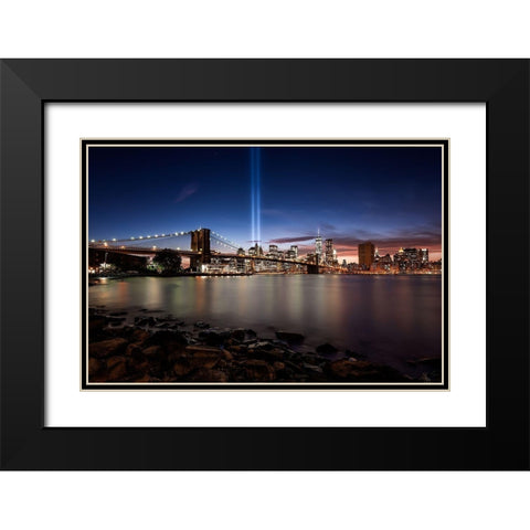 Untitled Black Modern Wood Framed Art Print with Double Matting by Martin Castan, David