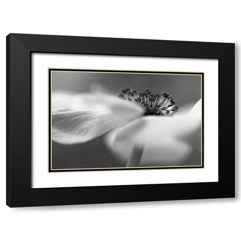 Untitled Black Modern Wood Framed Art Print with Double Matting by Or, Keren