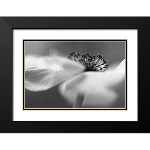 Untitled Black Modern Wood Framed Art Print with Double Matting by Or, Keren
