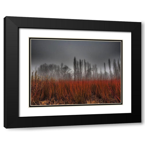Untitled Black Modern Wood Framed Art Print with Double Matting by Ruiz Rivas, Ja