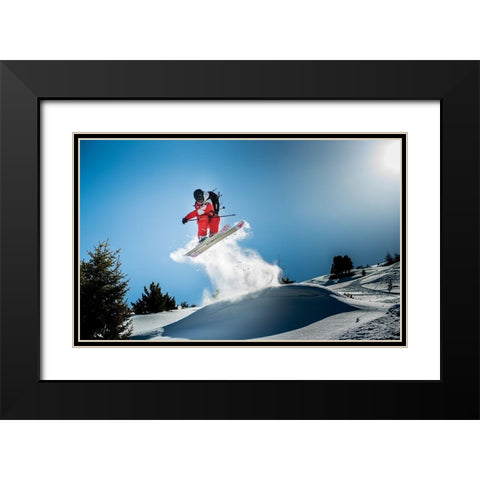 Max Vince Shifty... Black Modern Wood Framed Art Print with Double Matting by Verbiest, Eric