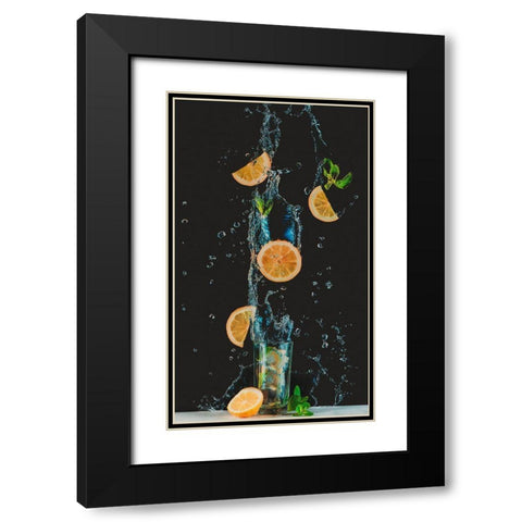 Colors Of Summer Black Modern Wood Framed Art Print with Double Matting by Belenko, Dina