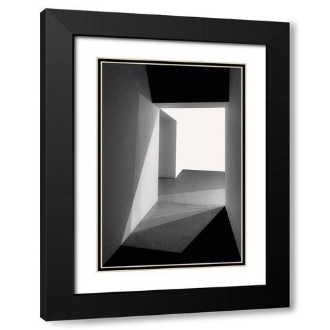 Light And Shadows Black Modern Wood Framed Art Print with Double Matting by Schuster, Inge