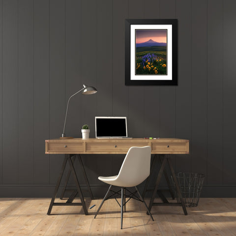 Bloomdido Black Modern Wood Framed Art Print with Double Matting by Bakir, Abdulkhalek