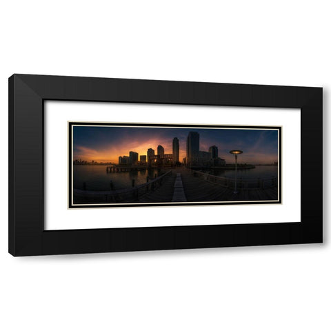 Untitled Black Modern Wood Framed Art Print with Double Matting by Martin Castan, David