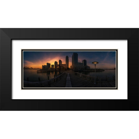 Untitled Black Modern Wood Framed Art Print with Double Matting by Martin Castan, David