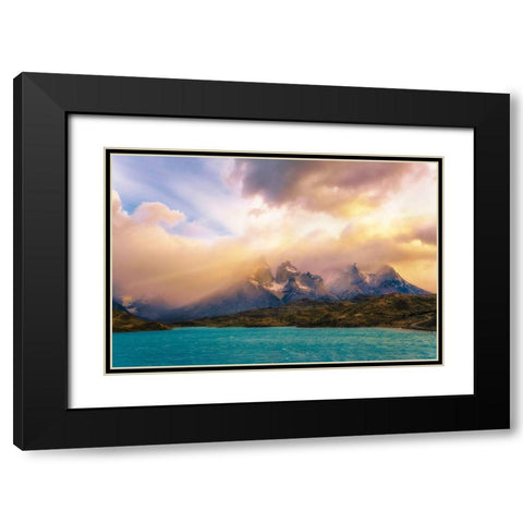 The Wait Black Modern Wood Framed Art Print with Double Matting by Guevara Vivanco, Carlos