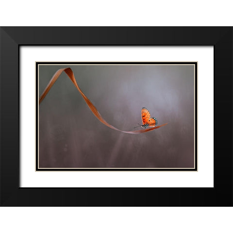 Lonely Black Modern Wood Framed Art Print with Double Matting by Pamungkas, Edy