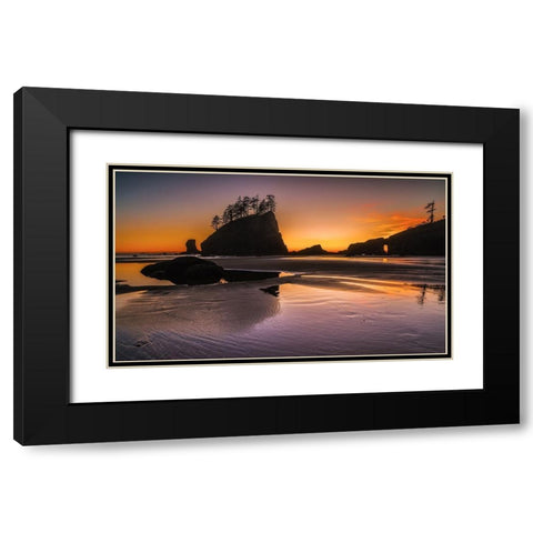 Moments Of Transition Black Modern Wood Framed Art Print with Double Matting by Agazzi, Andreas