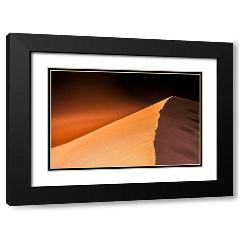 Desert Palette Black Modern Wood Framed Art Print with Double Matting by Agazzi, Andreas