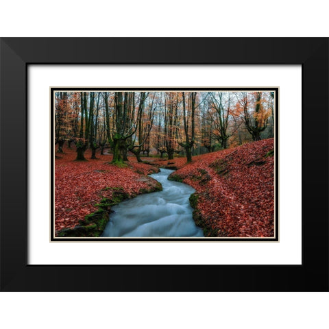 The Guards Black Modern Wood Framed Art Print with Double Matting by Garcia, Vladi