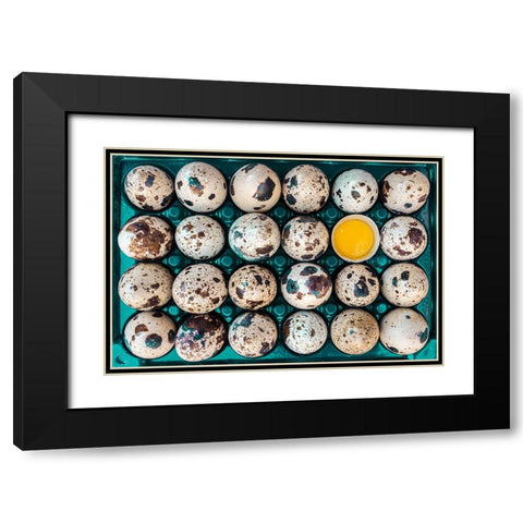 Untitled Black Modern Wood Framed Art Print with Double Matting by Visan, Alexandru