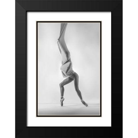 Cocoon Black Modern Wood Framed Art Print with Double Matting by Koztowski, tukasz