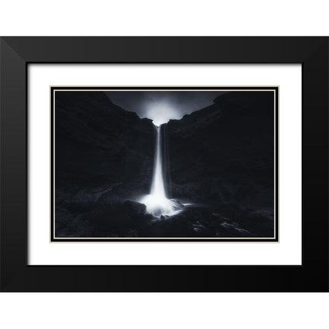 Orden Black Modern Wood Framed Art Print with Double Matting by Martin Castan, David