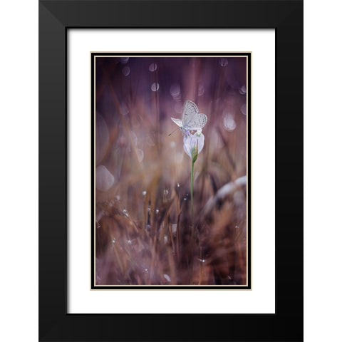 Waiting Black Modern Wood Framed Art Print with Double Matting by Baihaki, Ahmad