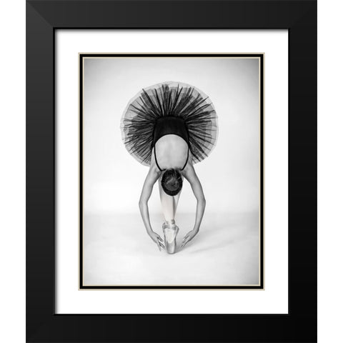 Ballet Technique Black Modern Wood Framed Art Print with Double Matting by Pentony MA, Pauline