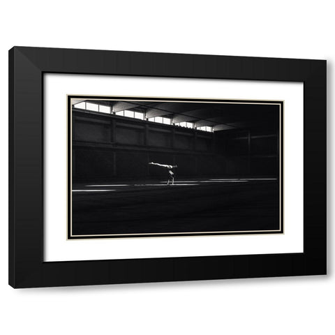 Ballando Nella Luce Black Modern Wood Framed Art Print with Double Matting by Krystynek MQEP, Martin
