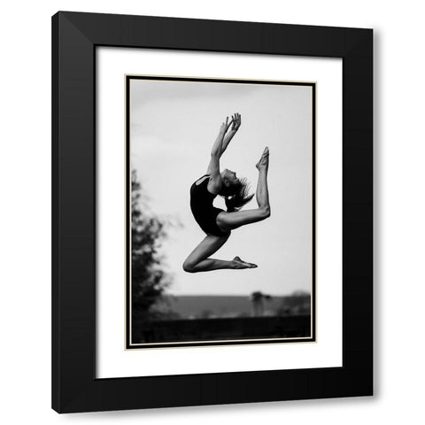 Dance Black Modern Wood Framed Art Print with Double Matting by Krystynek Mqep, Martin