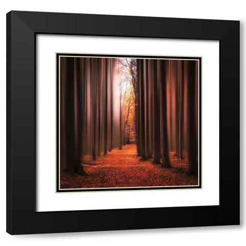 Dont Wake Me Up Black Modern Wood Framed Art Print with Double Matting by Lindsten, Christian