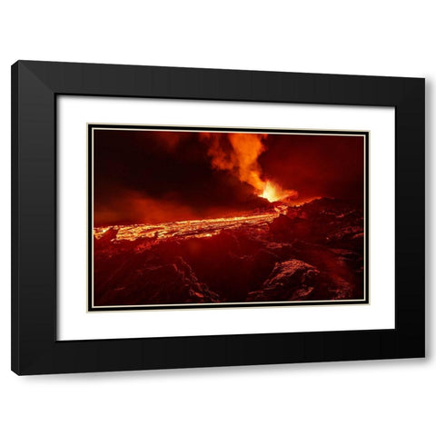 From The Hell Black Modern Wood Framed Art Print with Double Matting by Gabriel, Barathieu