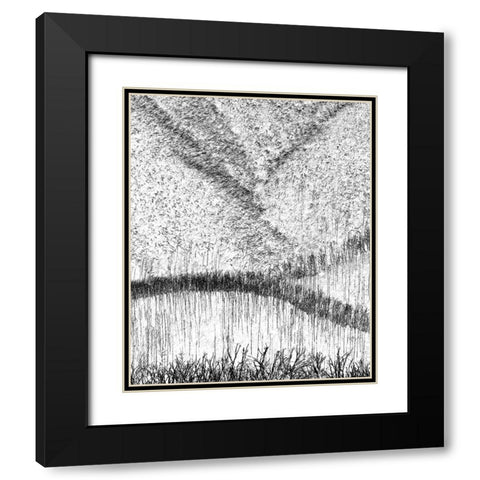 Back From The Dead Black Modern Wood Framed Art Print with Double Matting by Pearson, Wayne