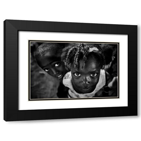 Guinac Black Modern Wood Framed Art Print with Double Matting by Godinho, Luis