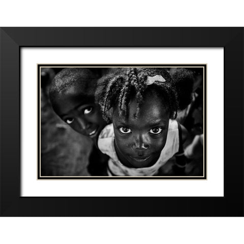 Guinac Black Modern Wood Framed Art Print with Double Matting by Godinho, Luis