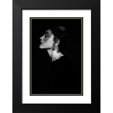 ... Black Modern Wood Framed Art Print with Double Matting by Vasilenko, Artem
