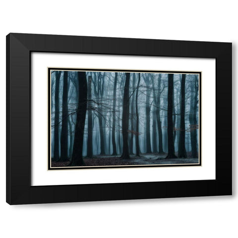 All Of Us Black Modern Wood Framed Art Print with Double Matting by Borggreve, Ellen