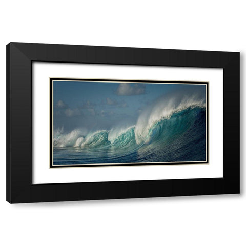 Salt Water Machine Black Modern Wood Framed Art Print with Double Matting by Guillemot, Mathilde
