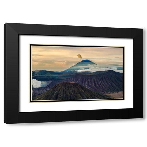 The Gods Masterpiece Black Modern Wood Framed Art Print with Double Matting by Zhang Yu, Ryan