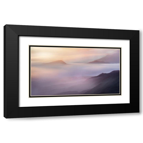 Vanilla Black Modern Wood Framed Art Print with Double Matting by Gunawan, Rudi