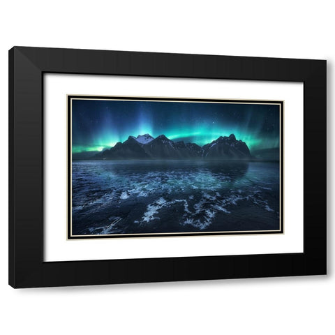 Frozen World, The Crown Black Modern Wood Framed Art Print with Double Matting by F. Turienzo, Carlos