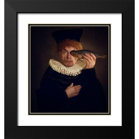 Point Of View Black Modern Wood Framed Art Print with Double Matting by Melik-Nubarova, Svetlana